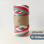 corde tressée macramé pastel haute ténacité 100% coton créative boucle métallique écologique artisanale