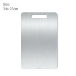 planches découper acier inoxydable moderne polyvalentes antibactériennes double face facile nettoyer lisse brossée versatile