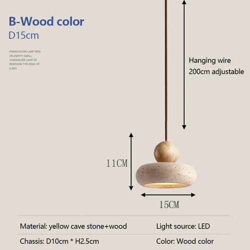 suspension lumineuse moderne boule bois gris beige brun texture béton minimaliste salon chambre