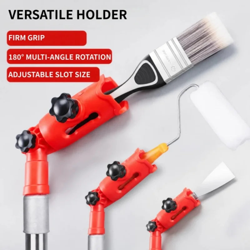 outil peinture pinceau extension multi angles support réglable bricolage peinture fixations vis outils