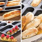 moule silicone perforé noir cavités rectangulaires baking tray viennoiseries industriel utilitaire cuisine