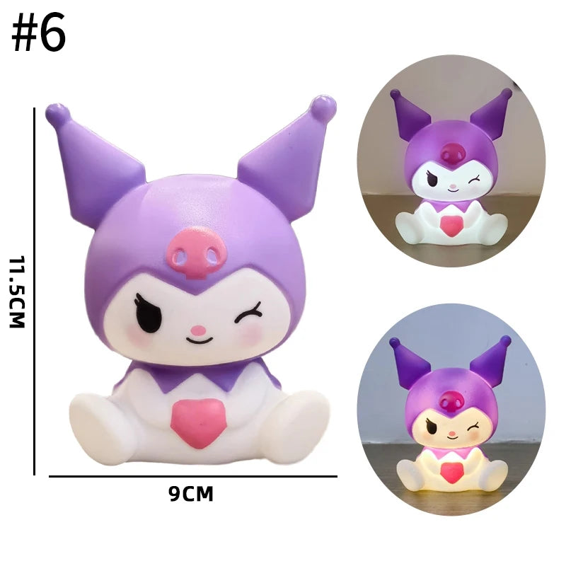 lampe table dessin animé hello kitty blanc rose cœur fraise verte bleue