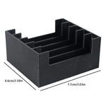rangement disque dur hdd noir impression 3d texturé industriel utilitaire organisation accessoire numérique storage
