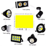 plaque led 100w 150w 200w blanc mat moderne source lumineuse encoche smart ic