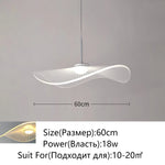 lampe suspendue contemporaine blanc ligne radiale minimaliste chambre salon étude