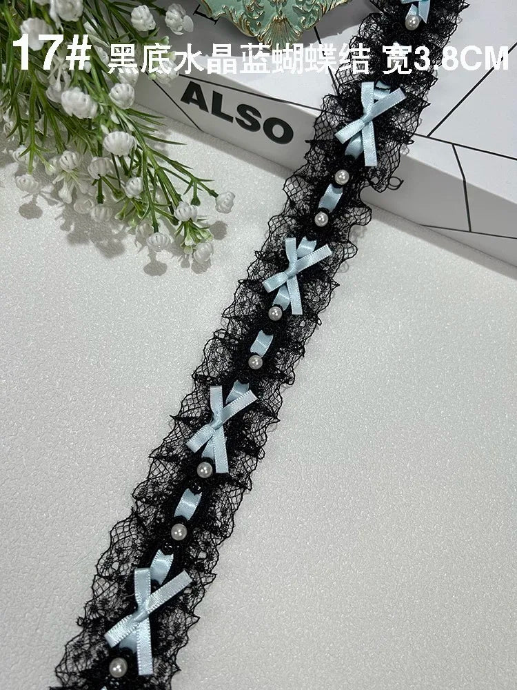 bracelet dentelle décoratif rubans élégant pourbijou bras fait main