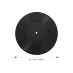 décoration murale disque vinyle imitation noir vintage industriel ornement événement anniversaire festive disco suspension