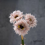 Bouquet artificiel gerbera blanc jaune rose moderne décoration intérieure mariage anniversaire minimaliste