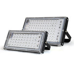 projecteur led moderne 50w 100w 150w noir bleu ip65 alu certifié rohs