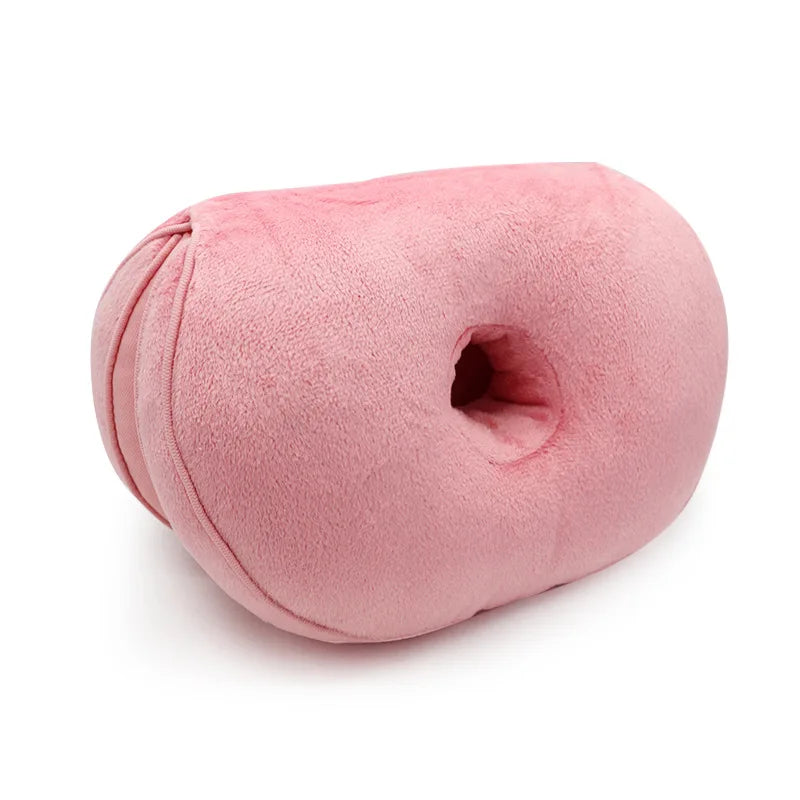coussin donut mousse mémoire forme coussin siège dossier rose doux moderne