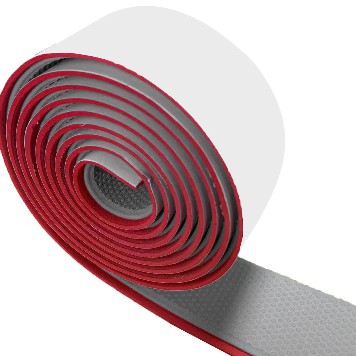 tapis sol rouge gris bateau adhésif grains riz moderne kayak yacht 2400x55mm