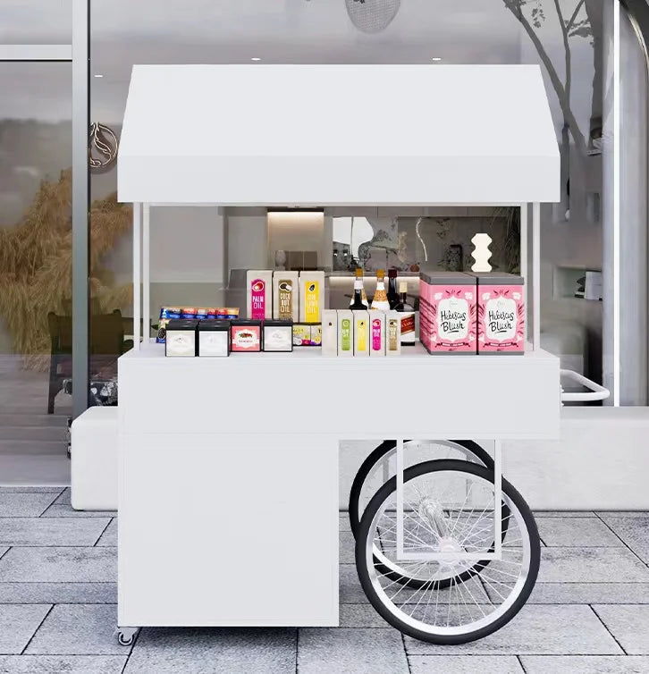 chariot roues trois auvent moderne divers produits emballés commercialDecoration mariage anniversaireMETAL