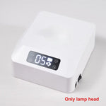 lampe led uv rechargeable ongles pieds moderne écran digital blanc interrupteur