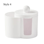 organisateur cosmétique transparent moderne brosse lingettes éponge rangement maquillage portable salle bain