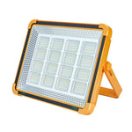 lampe solaire portative orange moderne recharge solaire usb poignée aimant emergency light camping