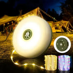 lampe camping led flexible rechargeable aimantée blanc noir multifonctionnelleextérieur chambre tente