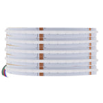ruban led cob rgbw 24v haute densité étanche adhésif décoration intérieur extérieur moderne