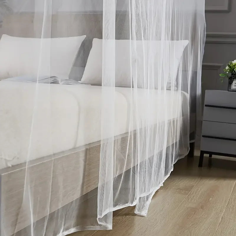 filet lit blanc transparent moderne polyester dimensions grandes chambre minimaliste facile bipartition