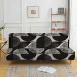 couverture canapé lit élastique géométrique noir gris moderne machine lavable 185 210cm