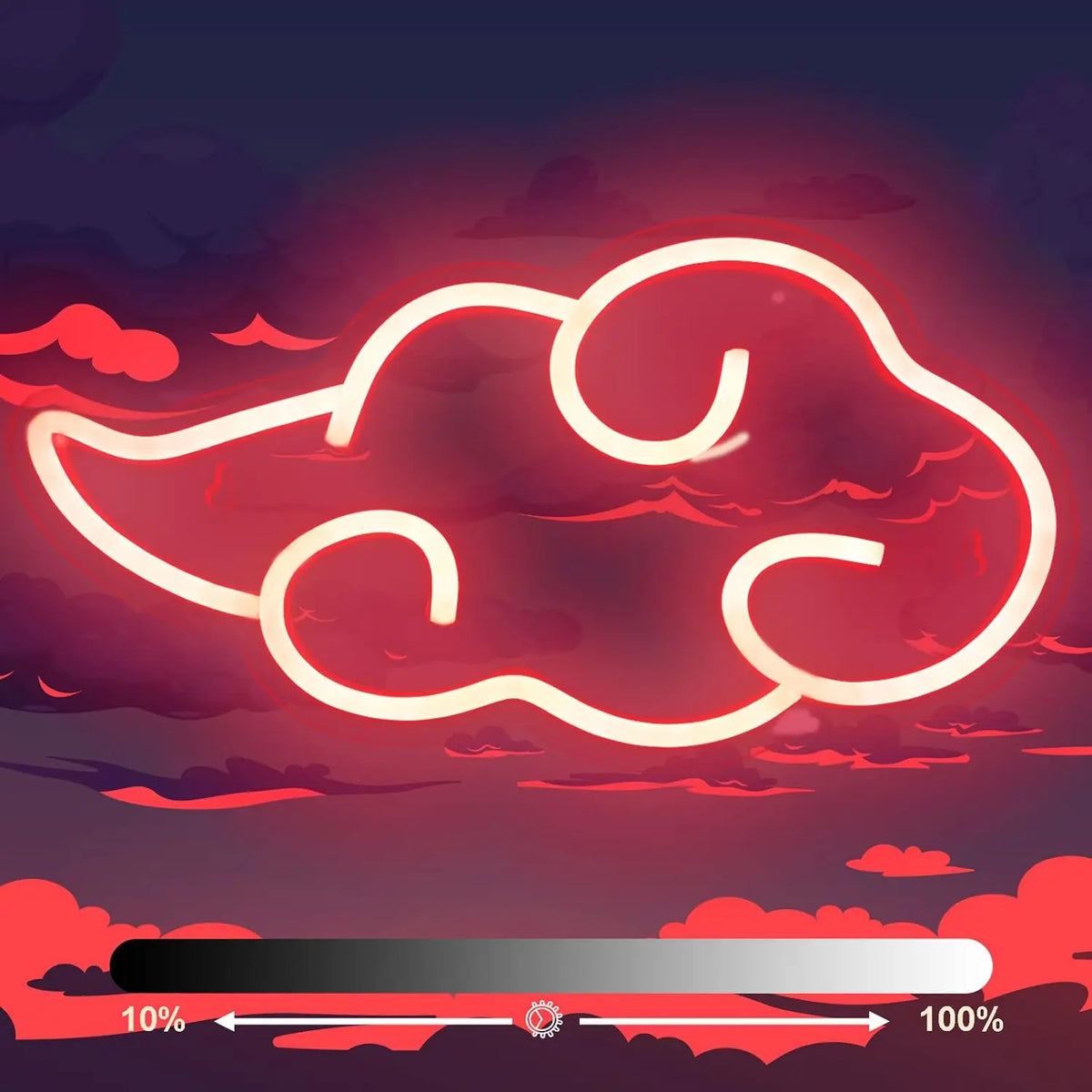 néon led nuage rouge blanc moderne lumineux usb power suspension anniversaire décoration chambre