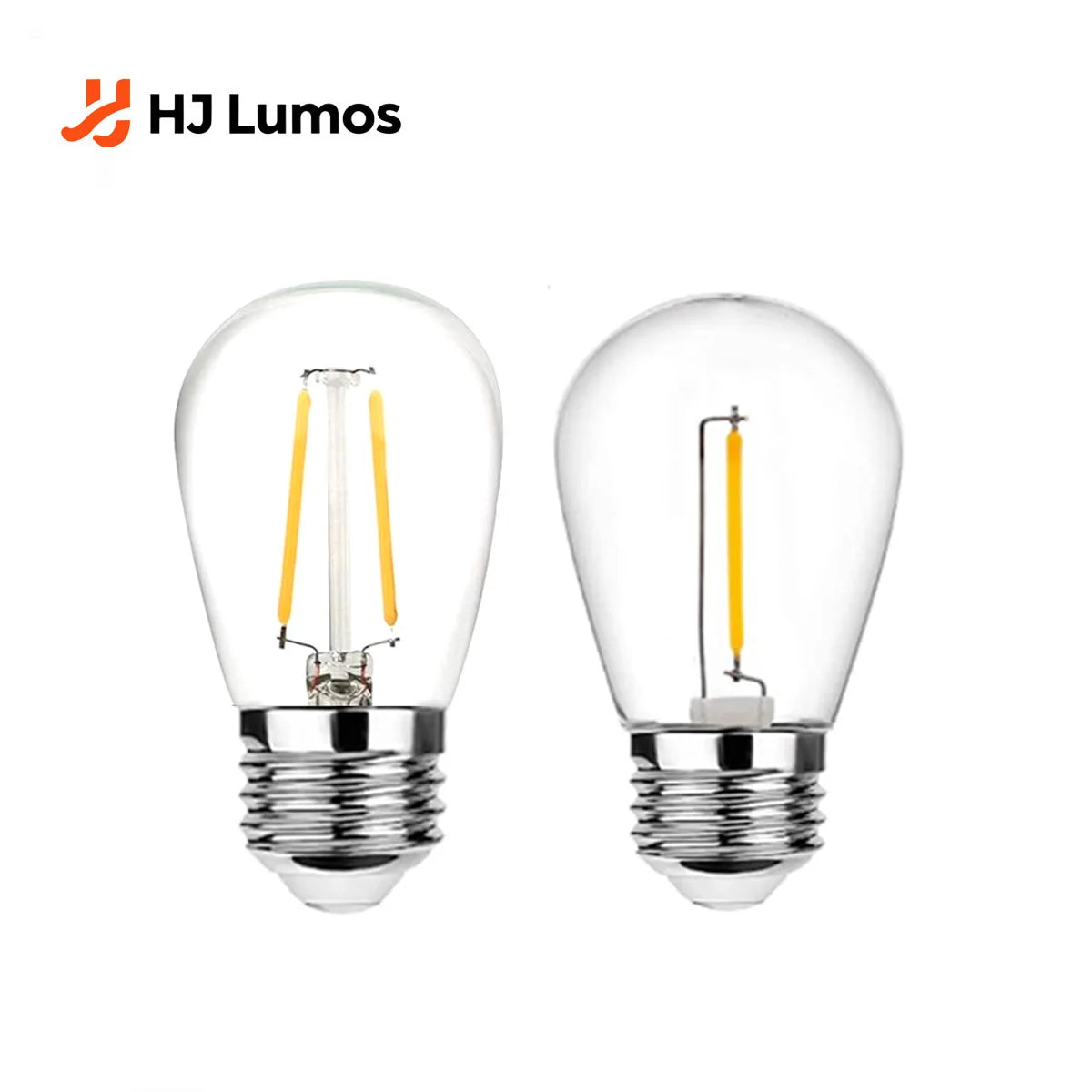 ampoule led filament doré blanc chaud vintage e27 1w 2w transparent 60 lumens jardinextérieur