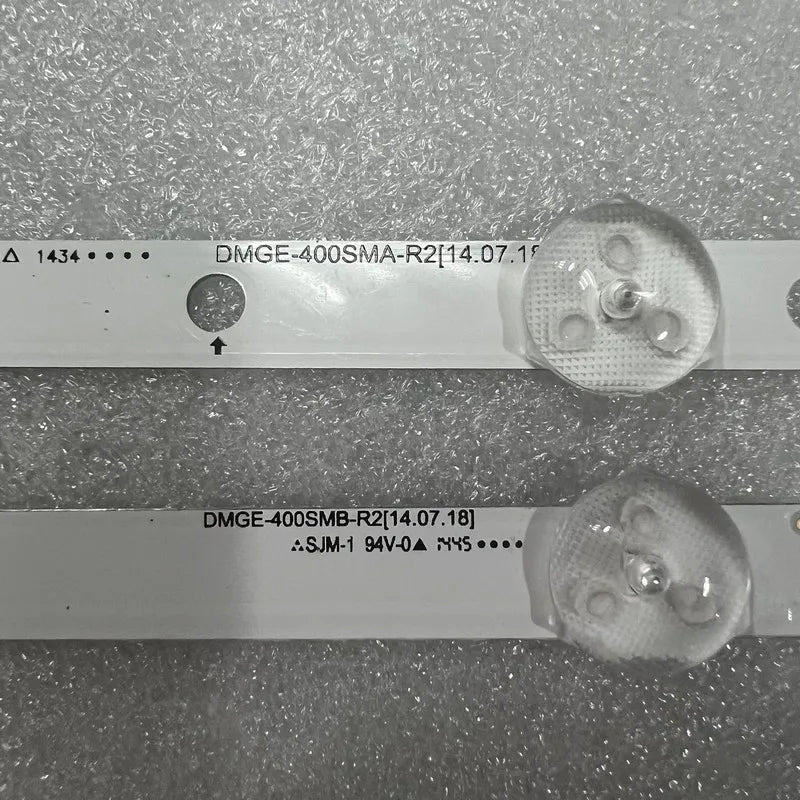 bande lumineuse led blanc ronde translucent moderne connecteur rondelles télévision