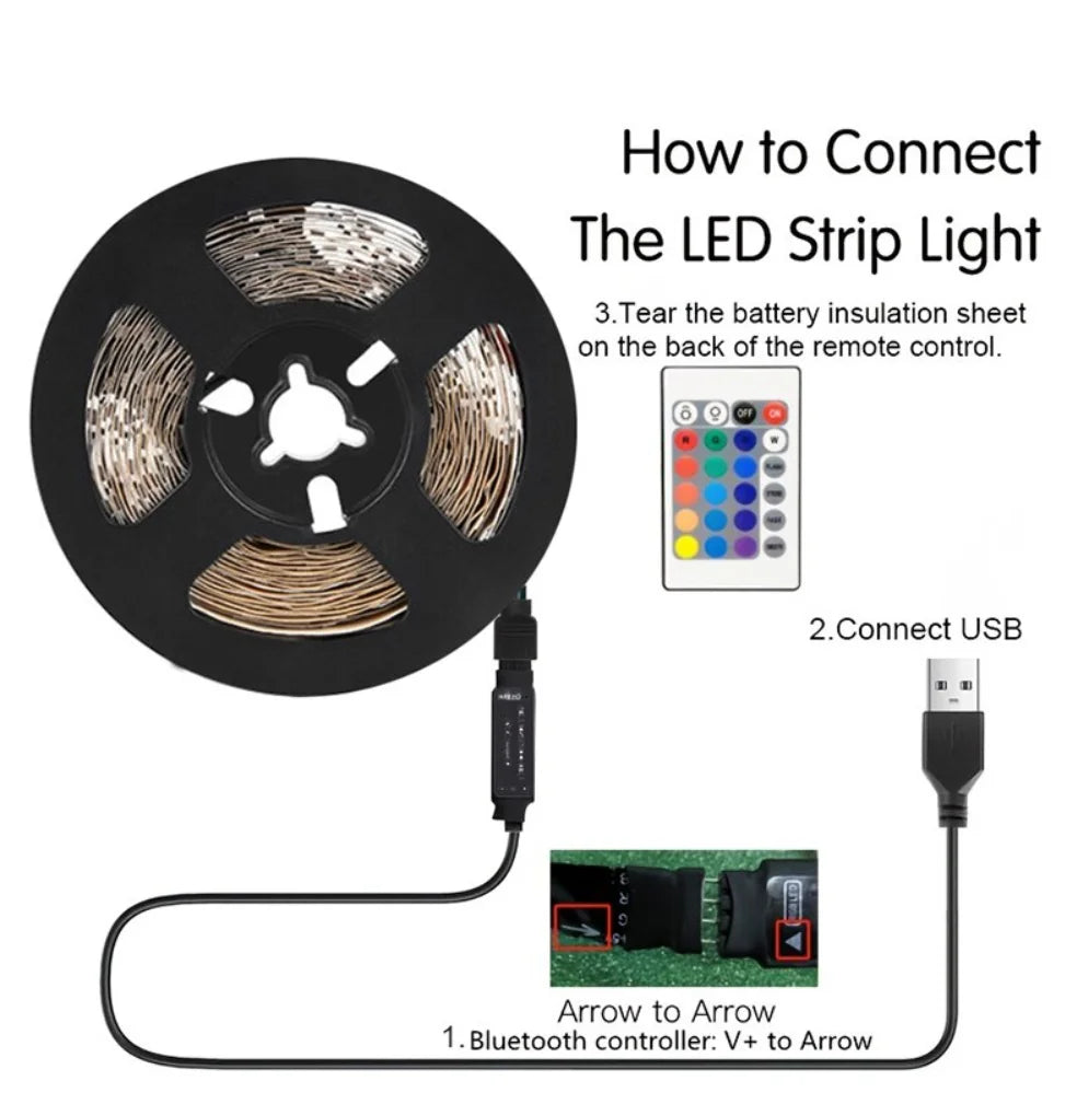 Décoration intérieure avec guirlande lumineuse LED