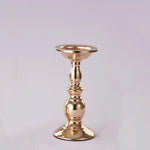 support bougie or lisse métal fer classique décoration maison bougie chauffe plat