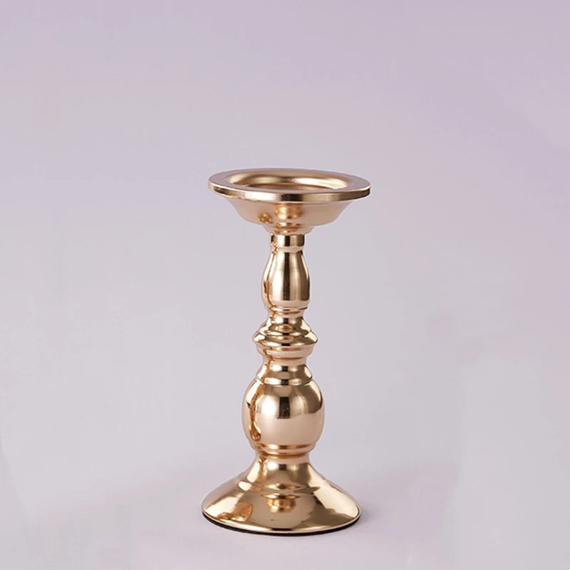 support bougie or lisse métal fer classique décoration maison bougie chauffe plat