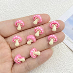 boutons manchette résine rouge rose jaune bleu clair points blancs décoratifs enfantins 14+