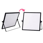 tableau blanc portable pliable moderne pieds effaçable double face opacité matériau aluminium blanc noir