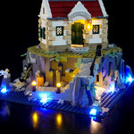 Lumière LED Phare Décoratif Montage LEGO Adulte Non Inclus Blocs Construction