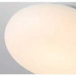 suspension lumineuse moderne 50cm blanc led câble ajustable opacité chambre salon