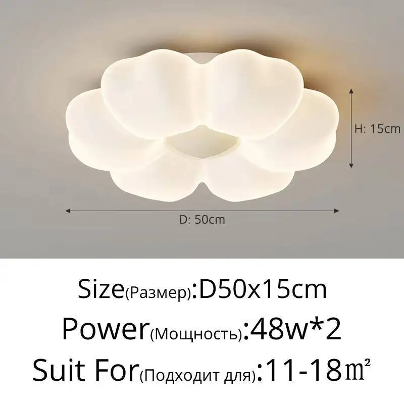 plafonnier moderne led éclairage quotidien blanc formes géométriques opaques surface interrupteur bouton