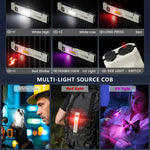 lampe torchon led rechargeable lumen blanc moderne compact clip uv intense