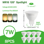 lot ampoules led spot gu11 gu4 blanc éclairage intérieur moderne maison