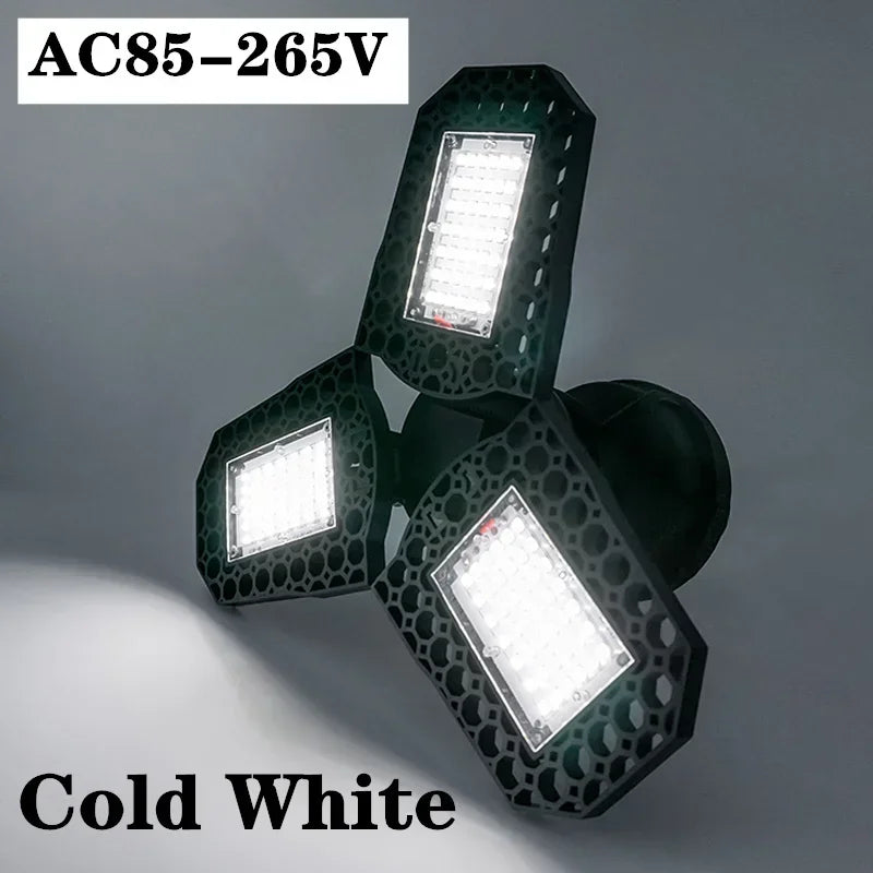 lampe led pliable noir grille hexagonale moderne e27 30000h 2000lm 85v265v cold warm white