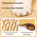 tapis anti rayures chat protection murale canapé planche gratter bambou durable jouet massage cat
