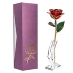 roses métal doré branches feuilles brillantes intérieur décoration saint valentin mariage