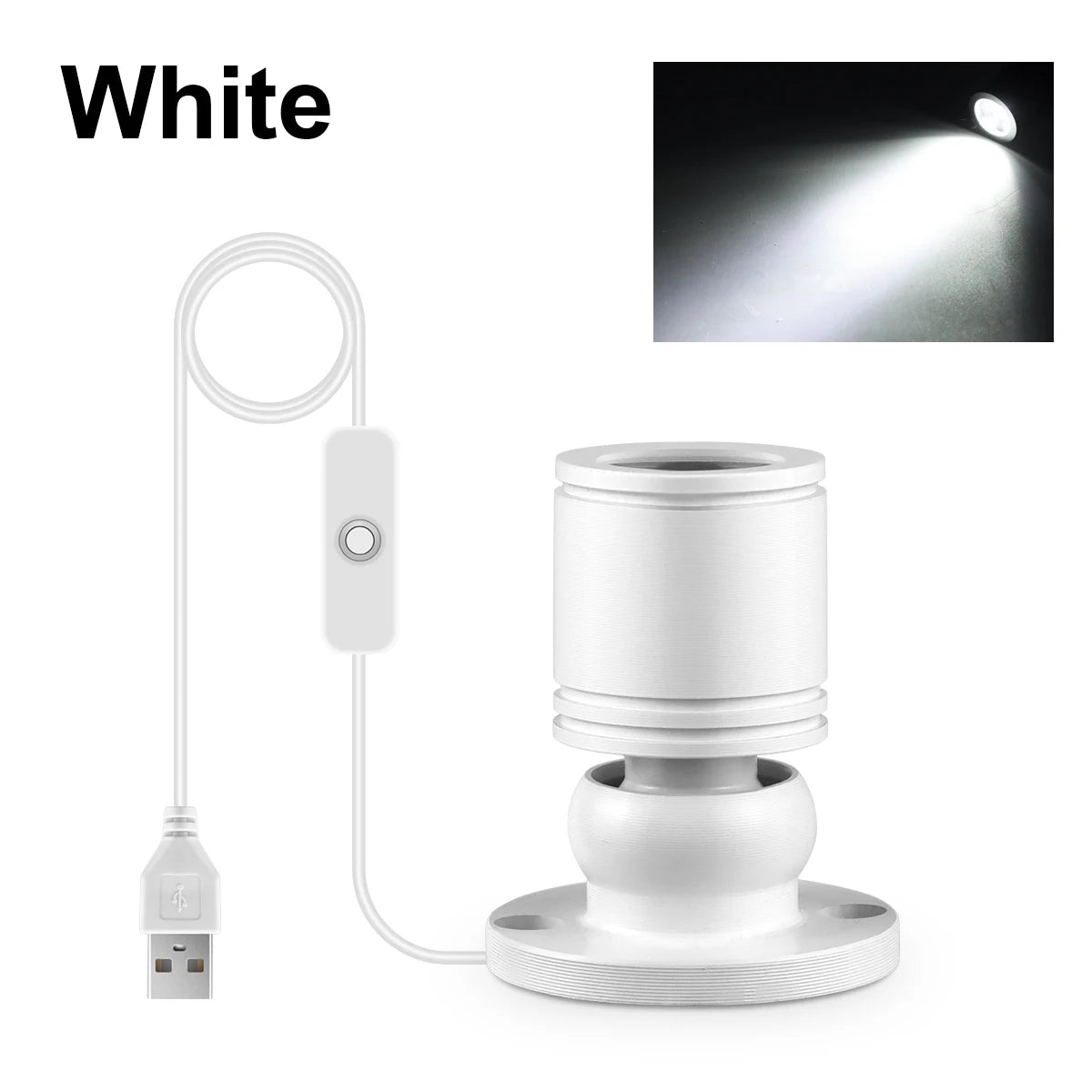 projecteur led couleur usb 5v blanc noir vert rouge bleu jaune violet transparent moderne