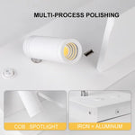 lampes murales led modernes usb rechargeable rotation 350° blanc noir