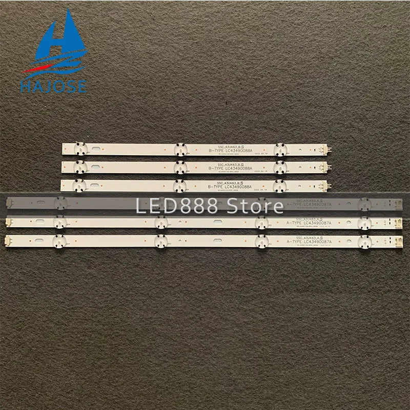 bande led led 830mm blanc bleu rétro éclairage moderne aluminium