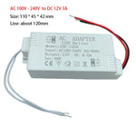 adaptateur led driver 12v 1a 6w 2a 24w 3a 36w 4a 48w 5a 60w