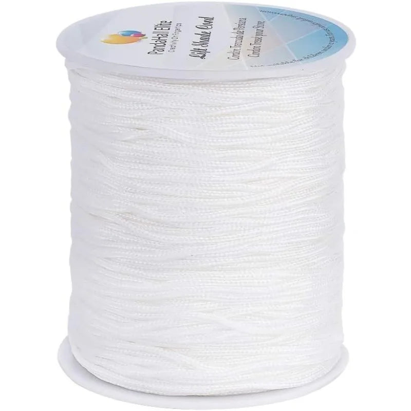 corde nylon noire tissée 100 yards corde blanche lisse utilitaire moderne 1.5mm