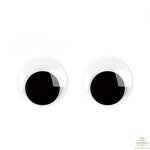 yeux plastique blancs noirs adhésifs décoratifs réfrigérateur diy scrapbooking enfants