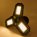 lampe led industrielle 40w 60w 80w noir grille hexagonale moderne