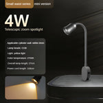 lampe poche argentée moderne 17watts 210v 240v base carrée câble noir variable focus
