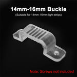 clips transparents modernes ruban led 5v 12v étanches certifications fcc rohs ul