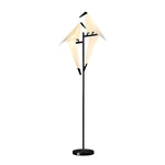 lampe poser or blanc origami moderne interrupteur tactile 10w led 249 2000lm