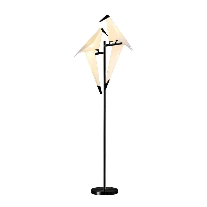 lampe poser or blanc origami moderne interrupteur tactile 10w led 249 2000lm